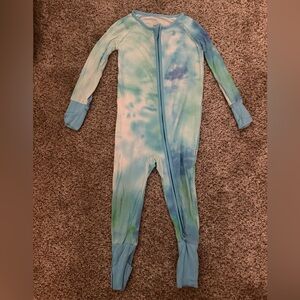 Little Sleepies Tidepool Watercolor 6-12 Zippy